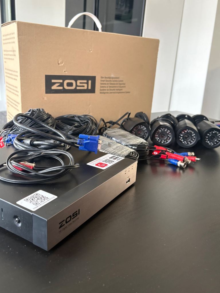 ZOSI Security Camera System – Nearly New, Complete Kit