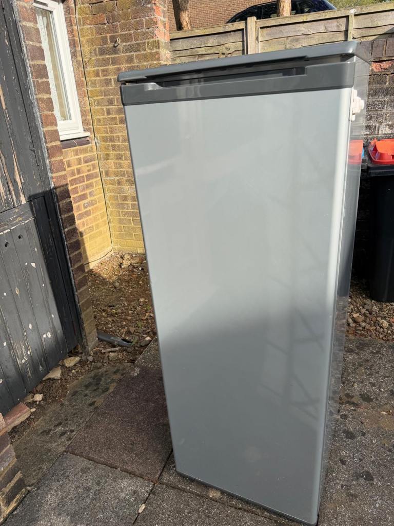 Freestanding Grey Fridge - Good Condition