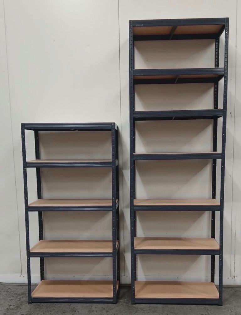 Tufferman Shelving Units 1.8m/2.7m High With or Without Really Useful Storage Boxes