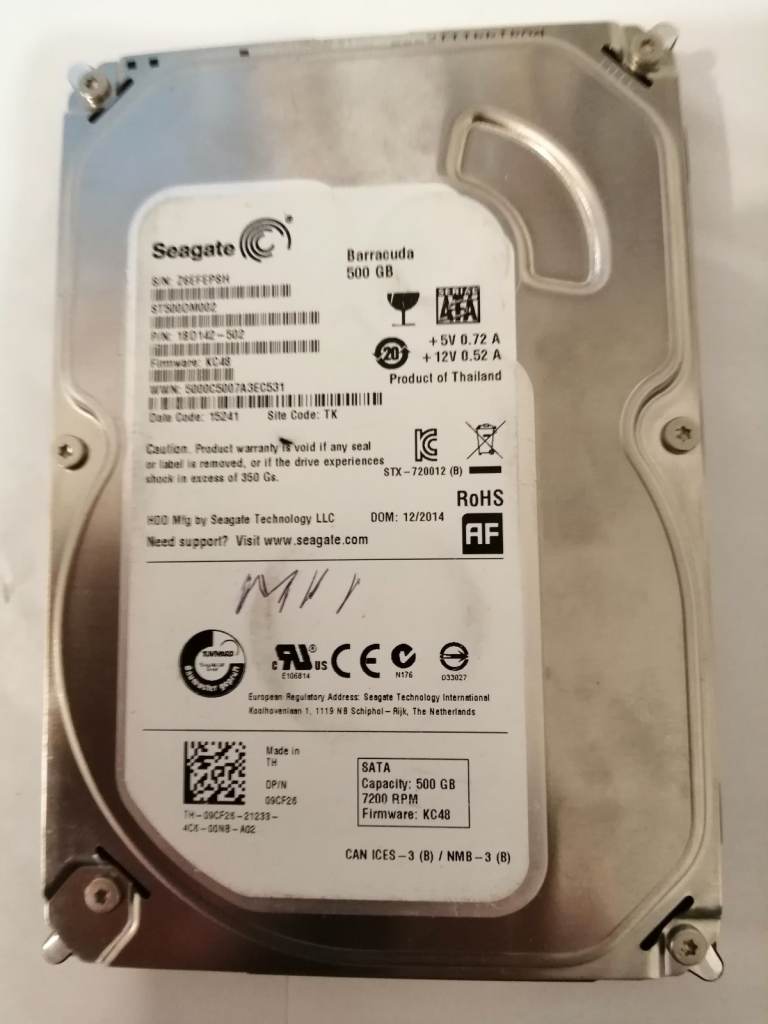 500gb Sata Hard Drive with Windows 11 installed