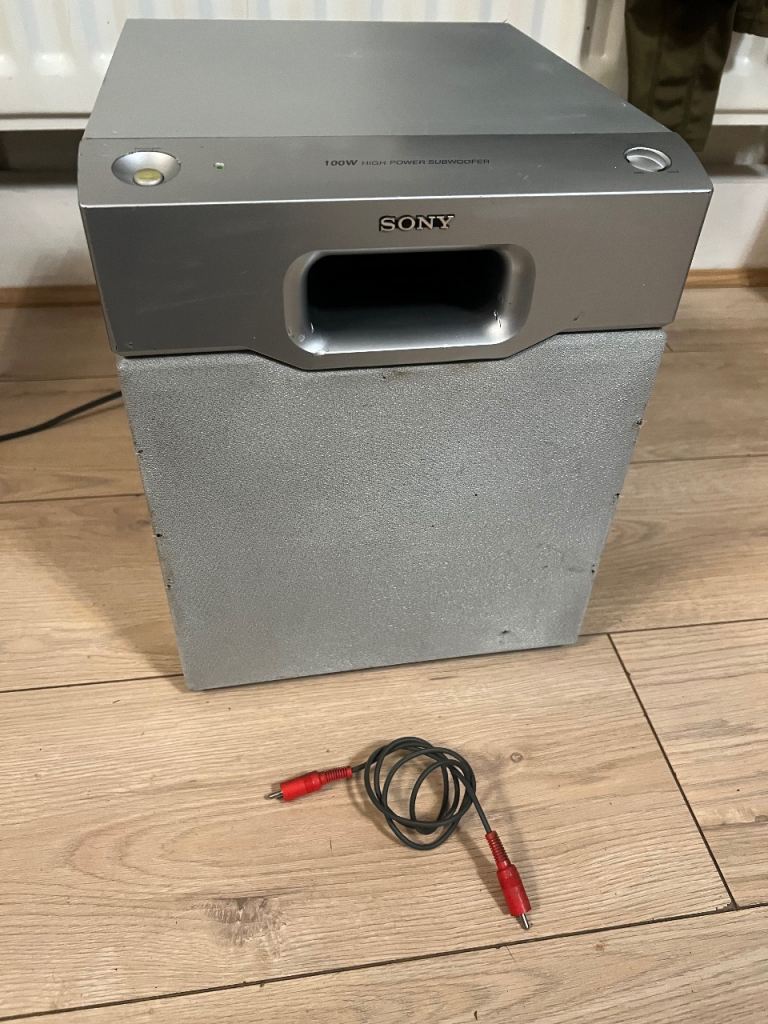 SONY SA-WMSP4 100w High Power Subwoofer Good Working 