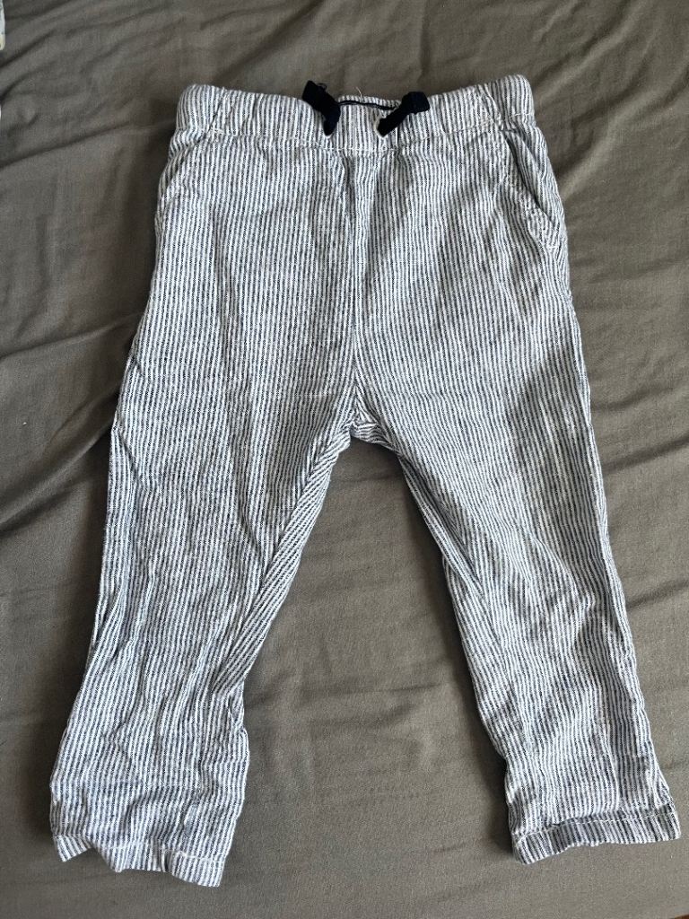 Next Baby Boy Striped Trousers 9-12 Months