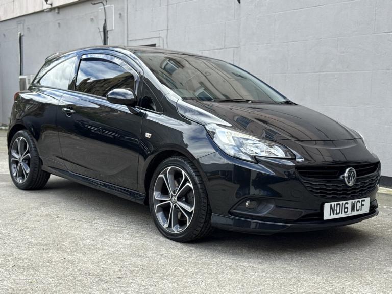 2016 VAUXHALL CORSA 1.4 i Turbo Black Edition Black Manual Petrol