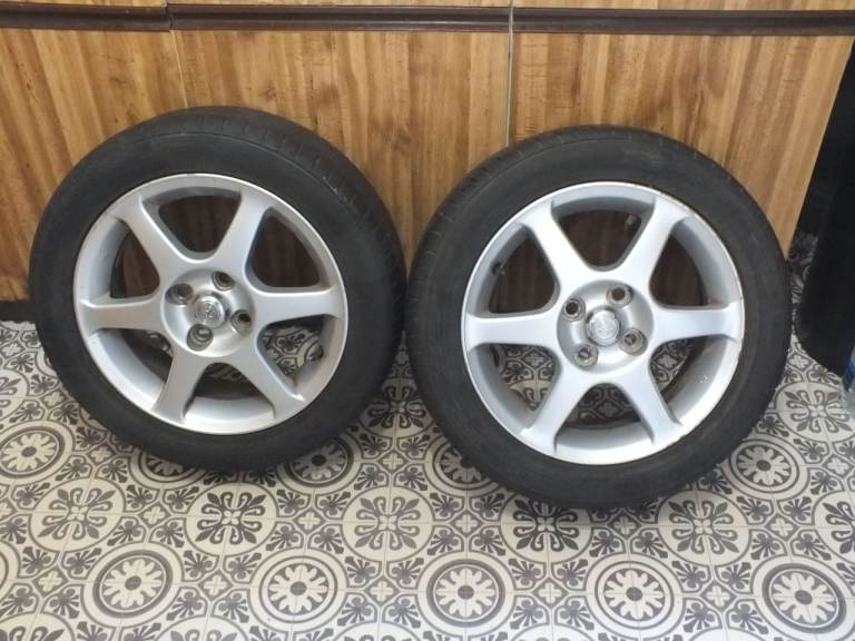 Yaris T Sport rear and front wheel and tyre set