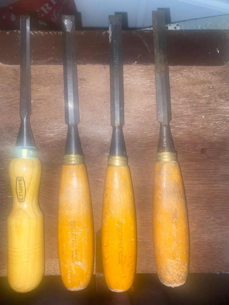 MARPLES Wood Chisels Set – Good Condition