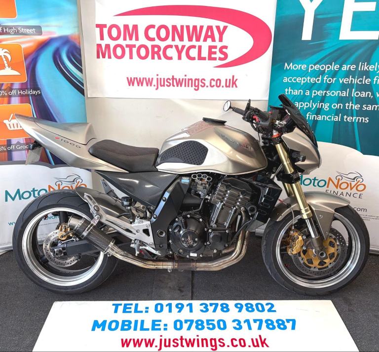 KAWASAKI Z1000 A6F, 2006(06), 25,414 MILES, MANY FITTED EXTRAS, £2995