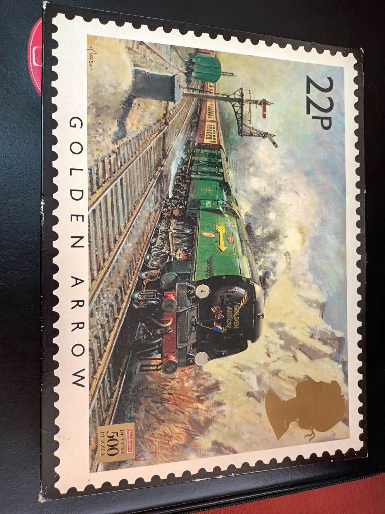 Jigsaw 500 peces GOLDEN ARROW train