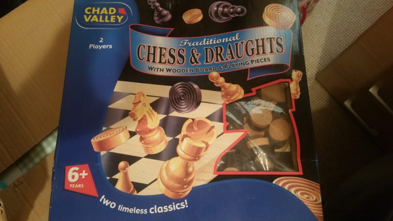 Chess & draughts brand new in box
