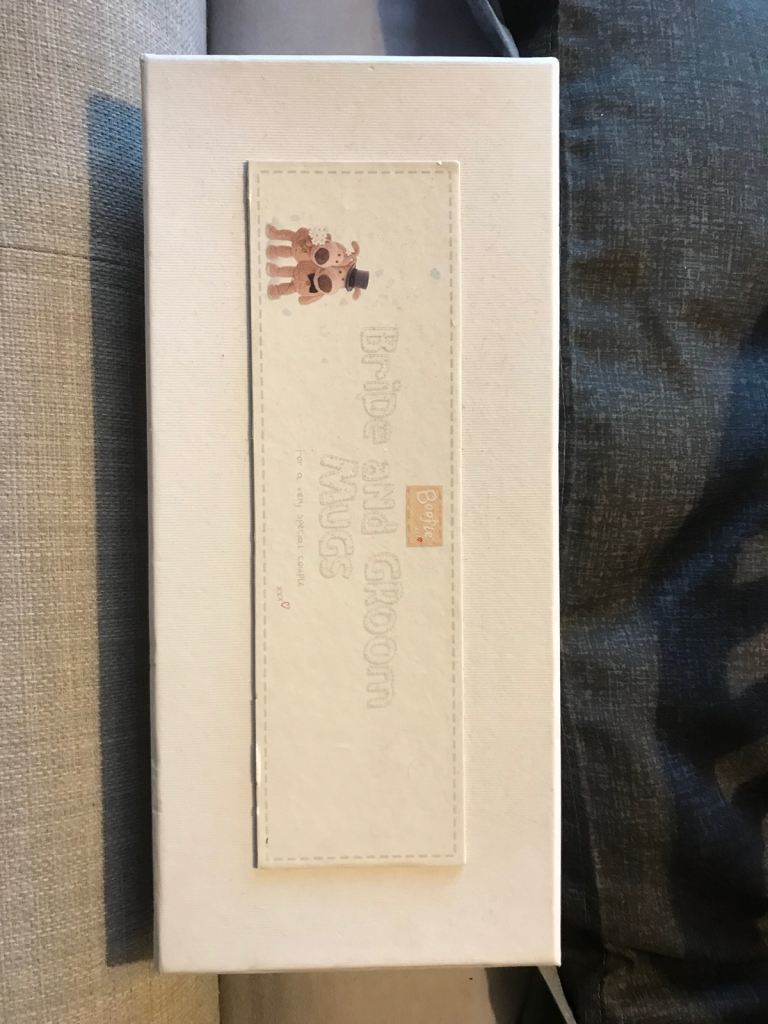 Bride and groom mugs 