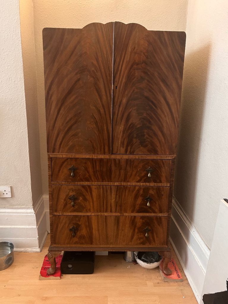 Vintage Wooden Cabinet - 3 drawers & double cabinet | in Crystal Palace ...