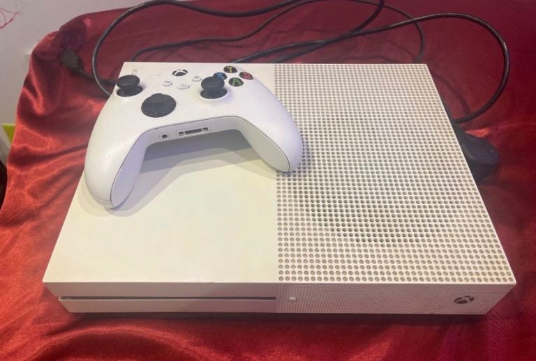 Xbox One S Console with Controller and Power Cable