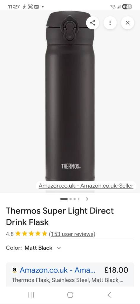THERMOS SUPER LIGHT DIRECT DRINK FLASK 470ML