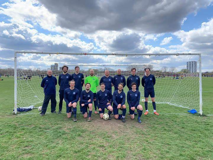 South London Sunday league football in Clapham.