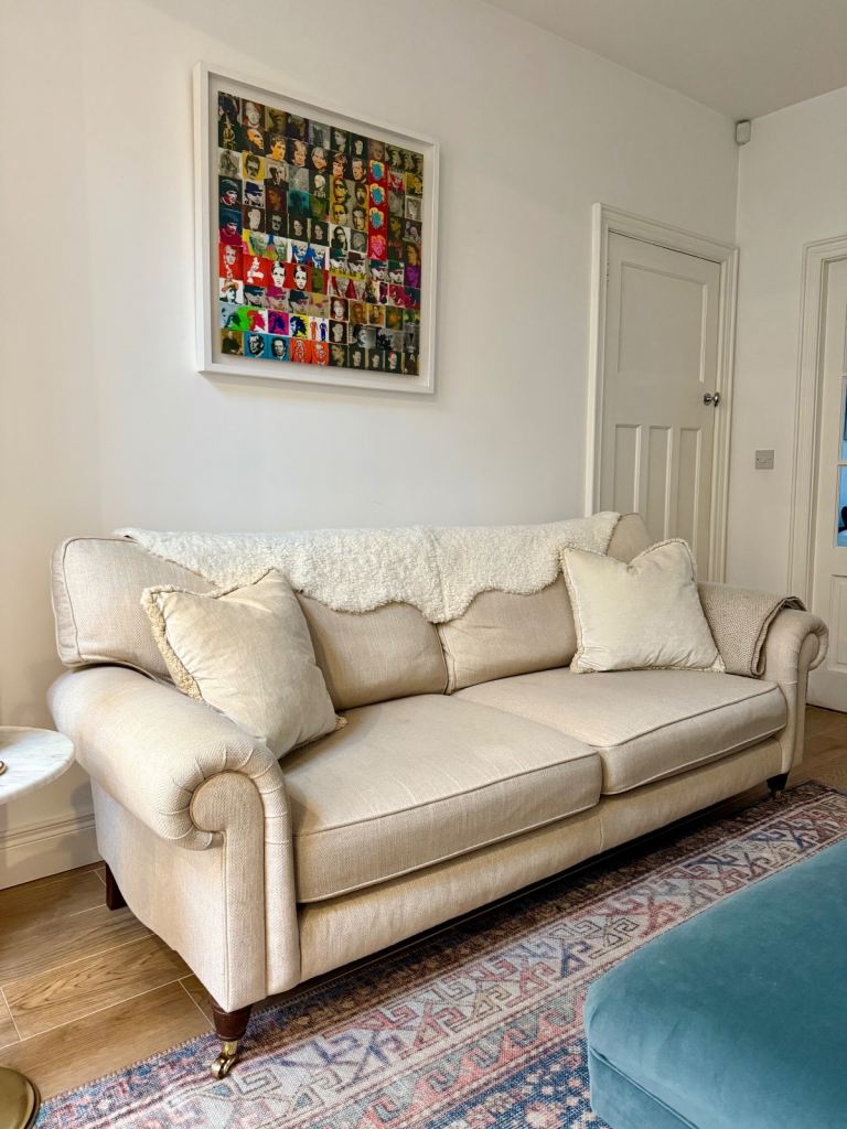 Laura Ashley three seater sofa 