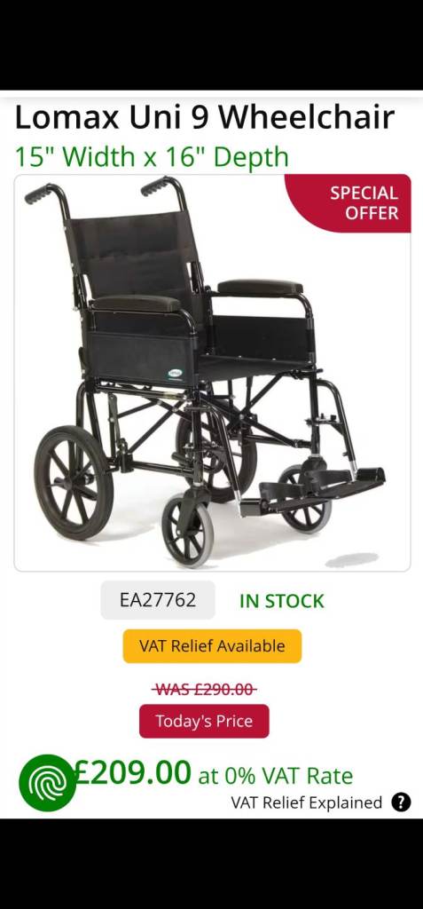 Lomax Wheel Chair