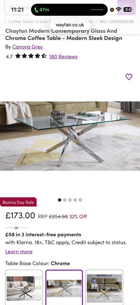 Coffee table 