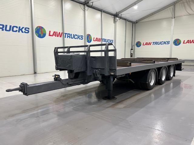 SDC Tri Axle Flatbed Drawbar Trailer
