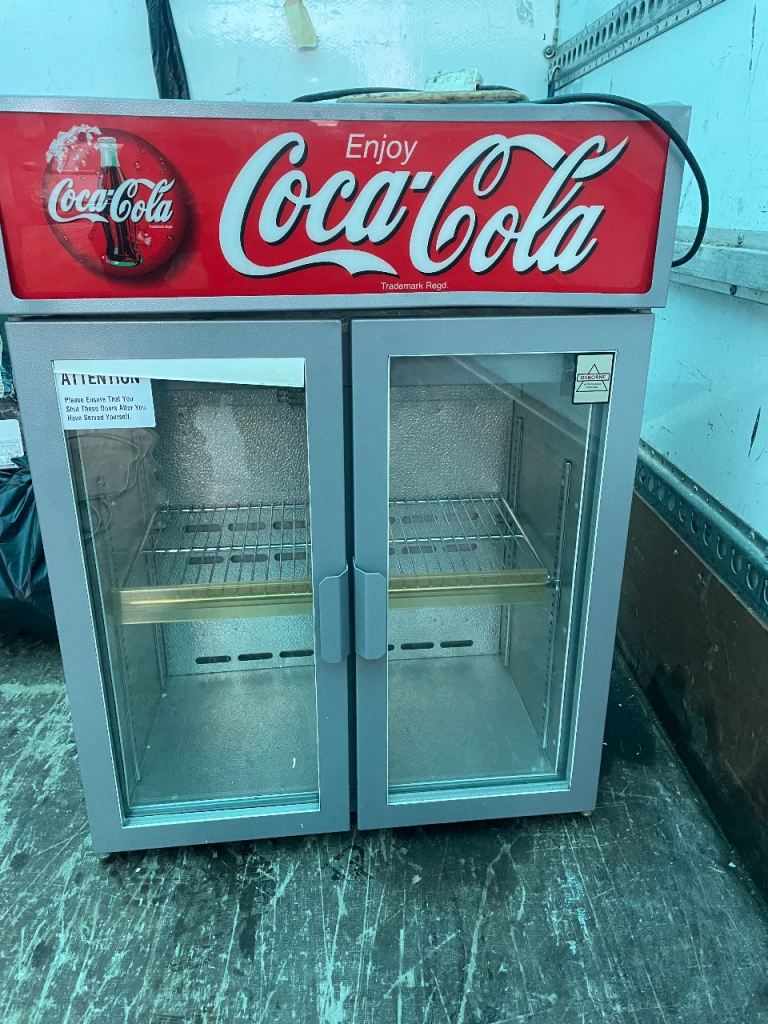 Coca Cola bar fridge. 