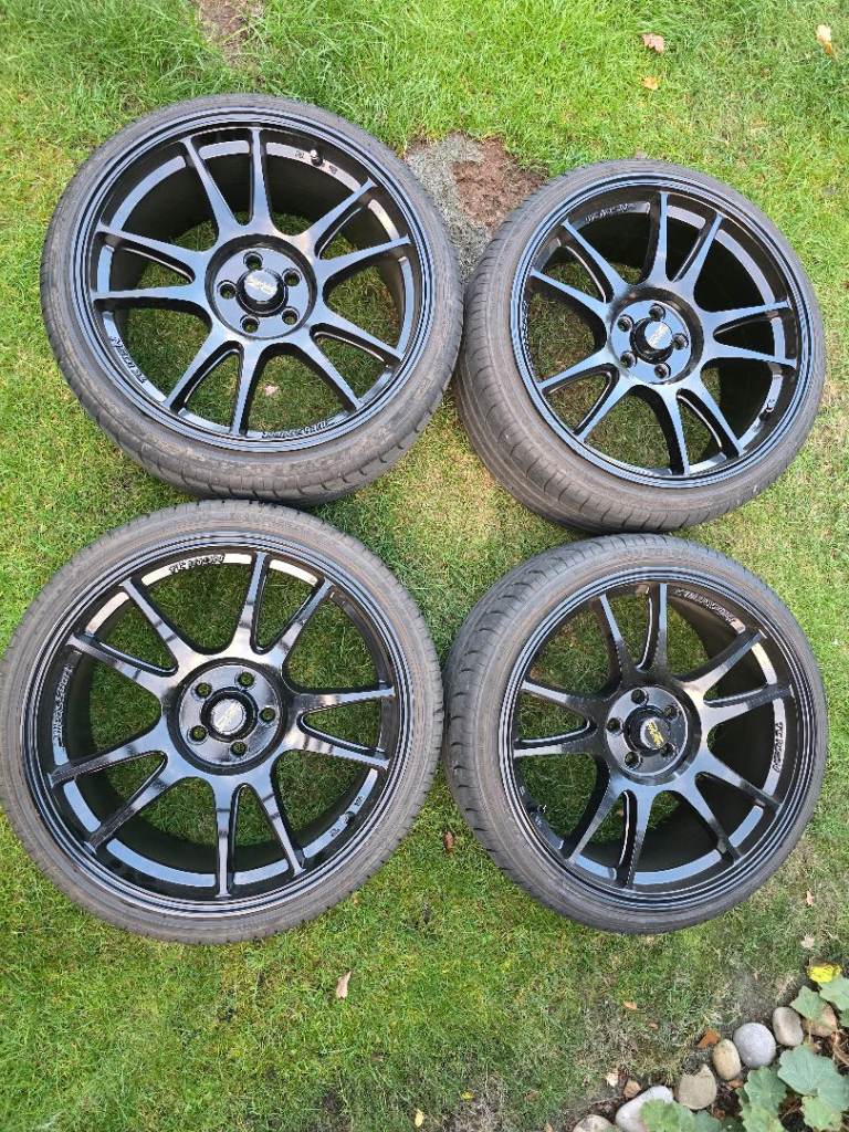 5x100 18 Inch Alloy Wheels With Good Matching Tyres Centre Bore 73.1/57.1 Spigot