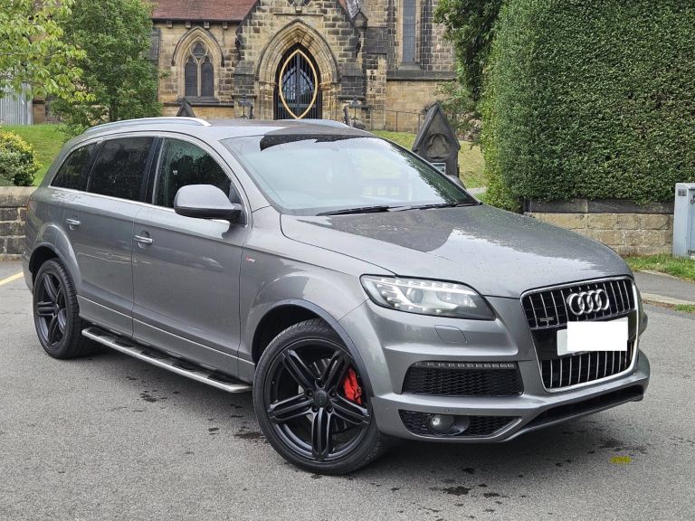 2014 Audi Q7 3.0 TDI S Line Quattro Automatic , 7 Seater, Bose Sound system, Reverse 