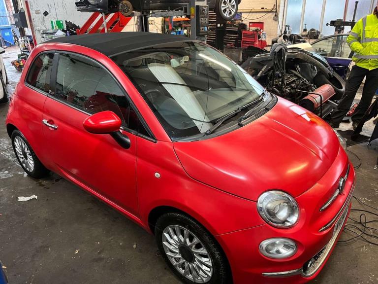 2016 Fiat 500 0.9 TwinAir Lounge 2dr Dualogic CONVERTIBLE PETROL Automatic