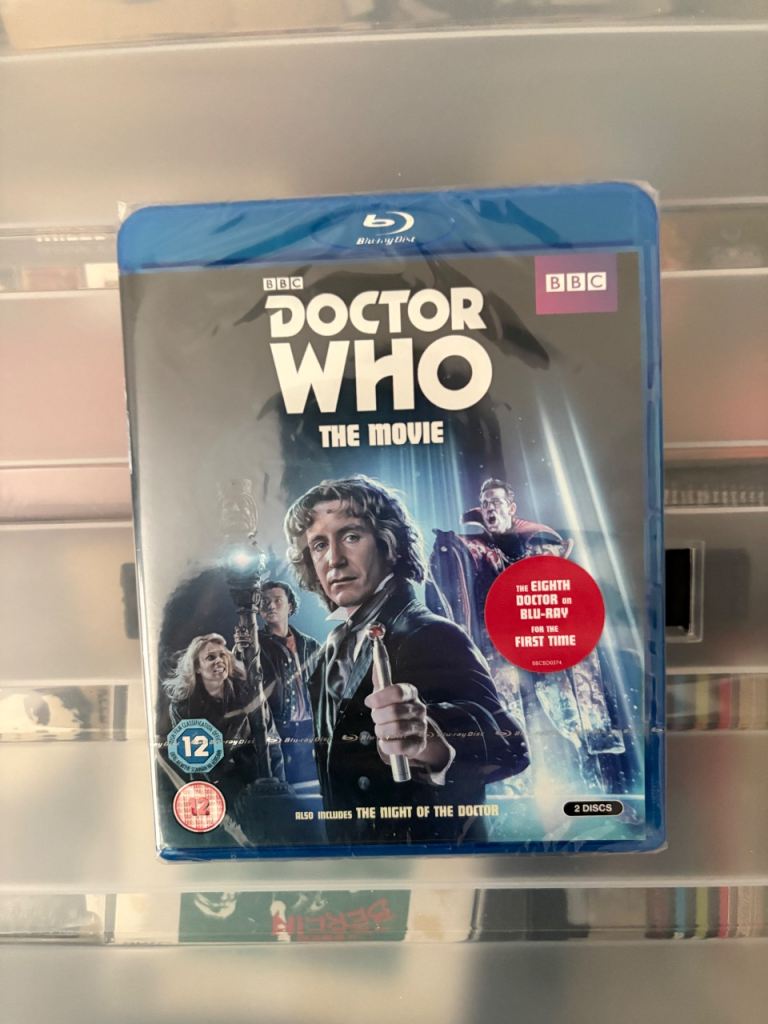 Doctor Who: The Movie Blu-Ray (2016 UK Release) Paul McGann 8th Doctor 