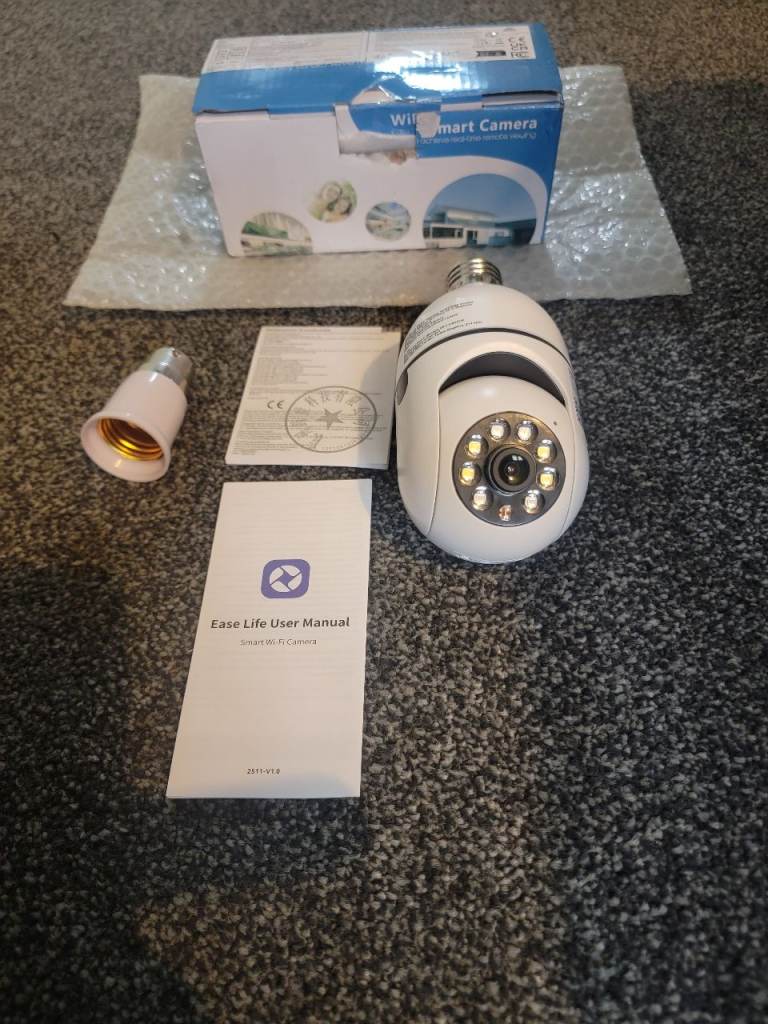 New WiFi Smart Camera with Light Bulb Fitting