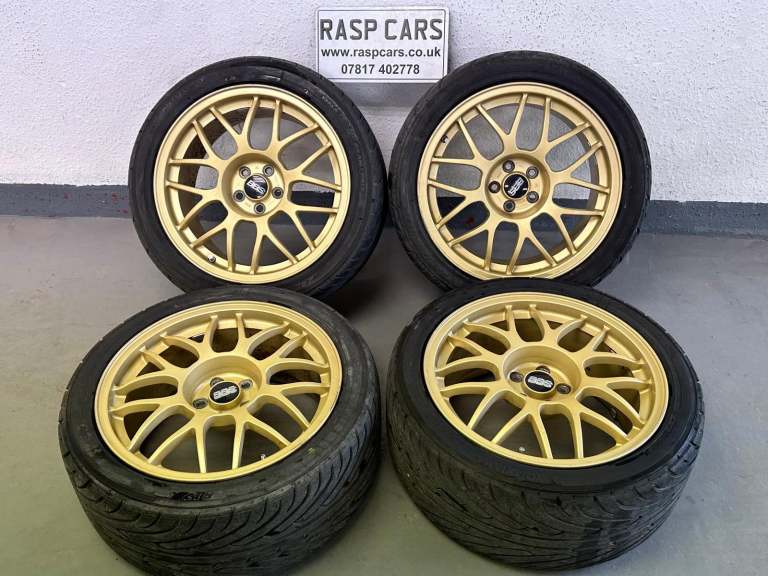 Genuine Subaru Impreza 22B BBS Alloy Wheels Sti type-R Ra wrc p25 5x100