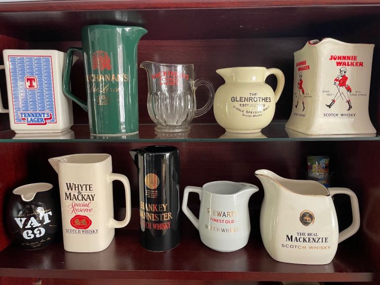 Bar display water jugs - used