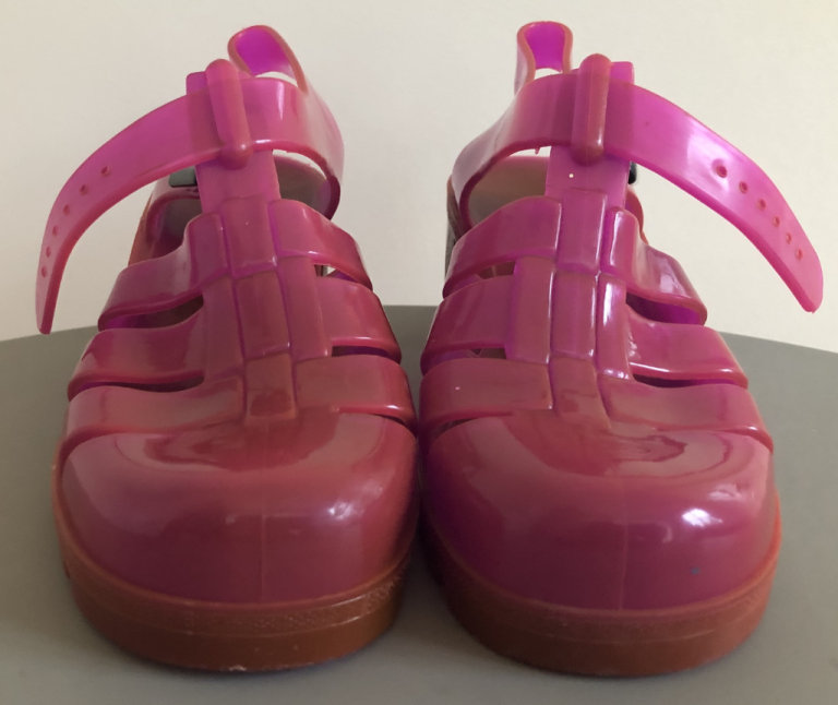 JuJu heeled jelly sandals - purple - UK 4