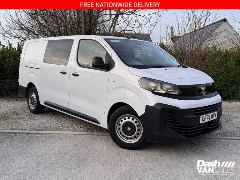 2024 Vauxhall Vivaro 2.0 Turbo D 145 Prime H1 Double Cab PANEL VAN DIESEL Manual