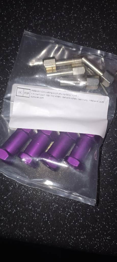 RC car wheel extenders 25mm. (12mm hex)