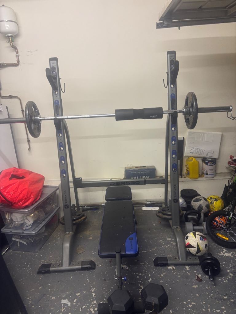 Bench press/squat rack