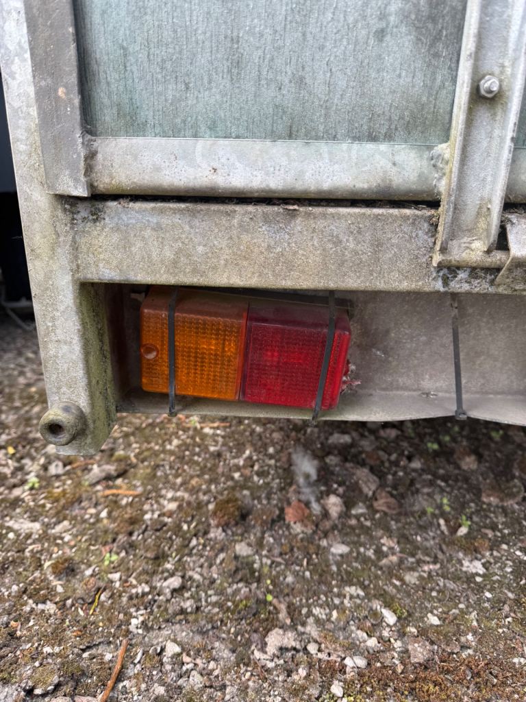 Galvanised Steel Trailer - Single Axle with Spare Wheel