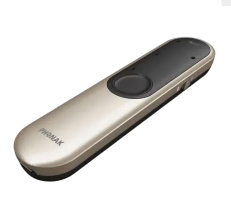 Phonak Roger On 3 Hearing Aid Transmitter Champagne Brand New In Box Unused