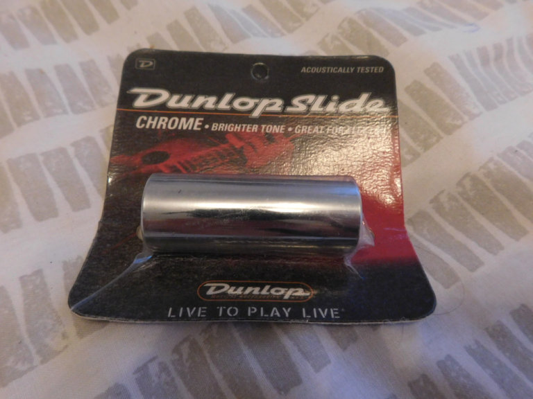 DUNLOP SLIDE - CHROME - 220 MEDIUM - FOR  GUITAR/ ELECTRIC GUITAR - NEW OLD STOCK