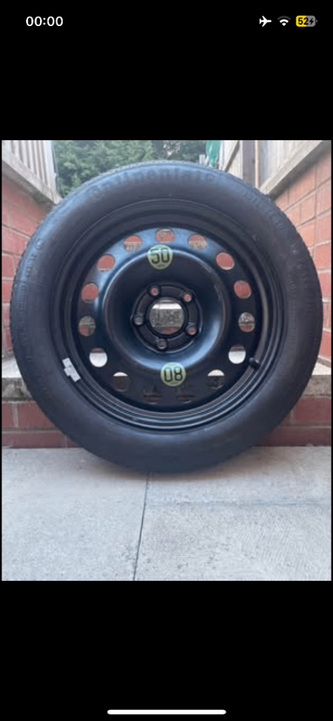 Genuine BMW 17" Space Saver Spare Wheel & Continental Tyre - 135/80 R17 (E60/E61/E83) 