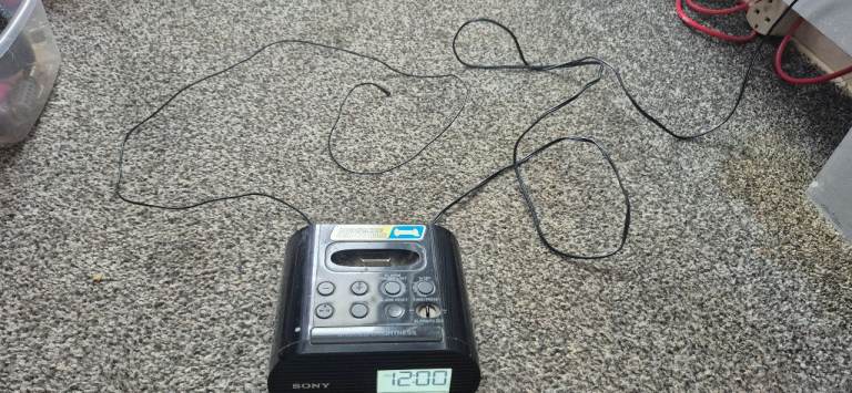 Sony clock radio with iPod iPhone dock