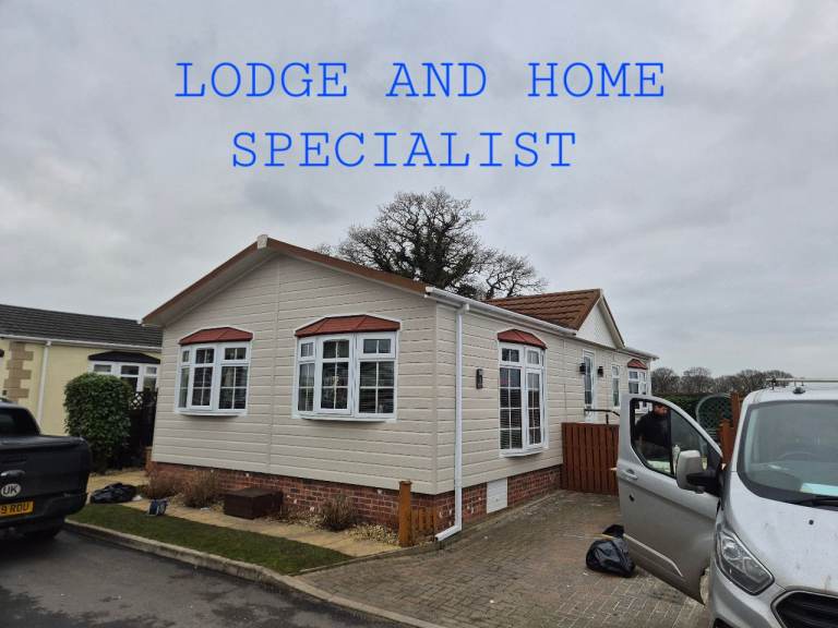 Cladding to static and park homes.