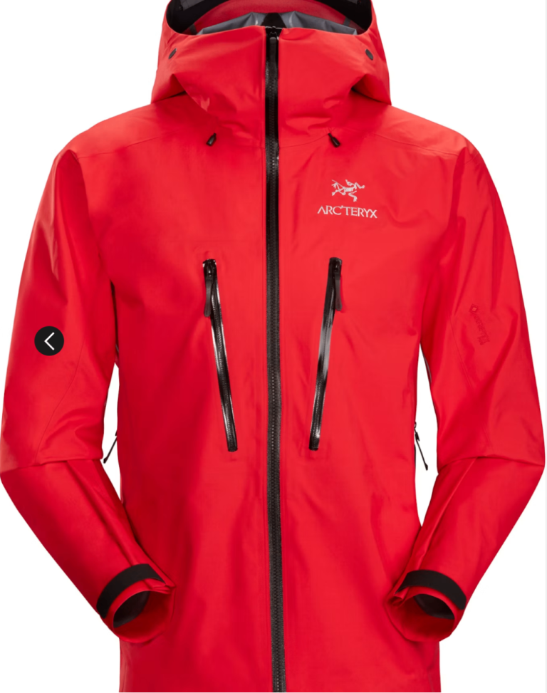 Arc'teryx Alpine Guide GORE-TEX Pro Hooded Hardshell Jacket Red Sizes L & XL Genuine BNWT