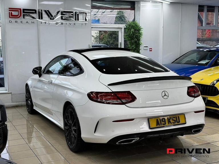 MERCEDES BENZ C220d COUPE AMG LINE PREM C CLASS C63 KIT+PAN ROOF + FREE DELIVERY