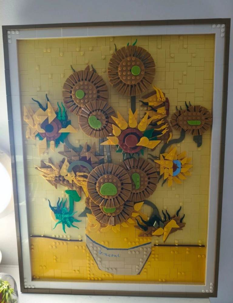 Lego Ideas Van Gogh Sunflowers 