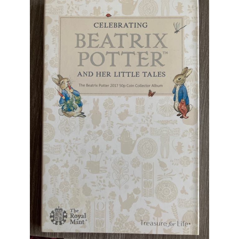 2017 Beatrix potter 50p collection 