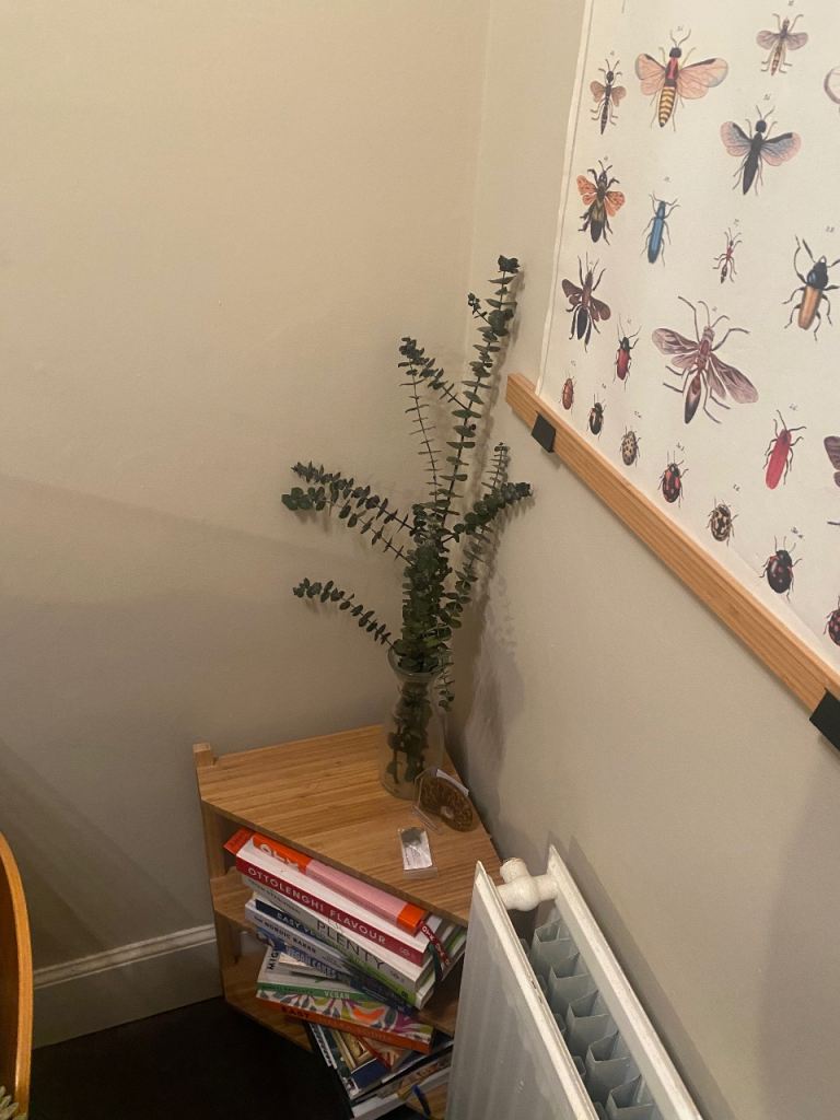 Bamboo Corner Shelf (IKEA RÅGRUND)