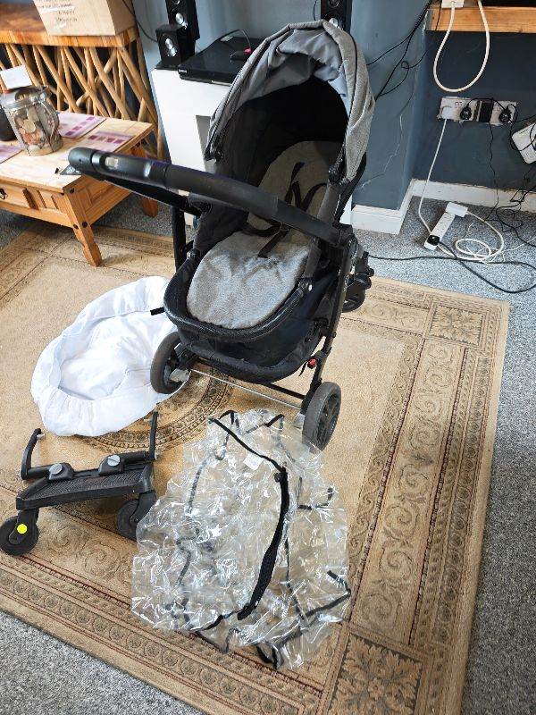 GRACO EVO TRAVEL SYSTEM BUGGY BOARD RAIN COVER CAR SEAT