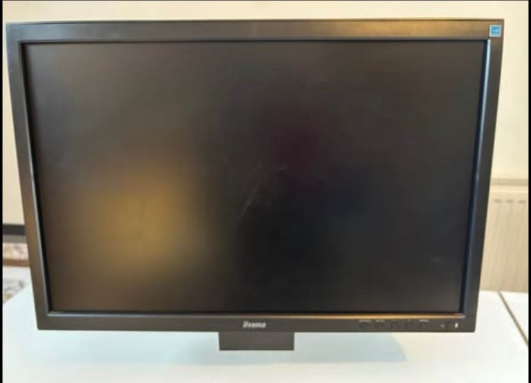 liyama ProLite E2201W monitor with flexible arm