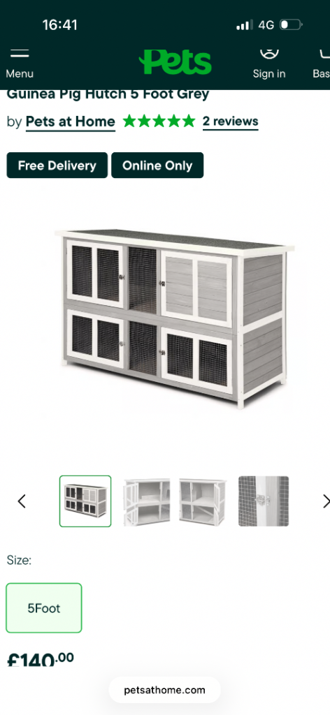 Double rabbit hutch 