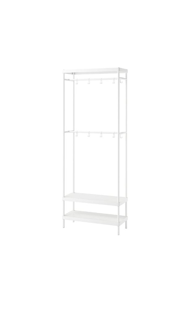 Ikea Mackapar Coat/shoe Rack white