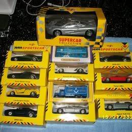 9 x Shell Classic Sportscar Collection 1:43 Scale Model Cars