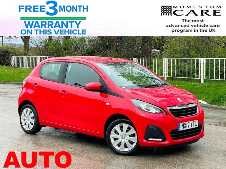  Peugeot 108 1.0 Active Top! 5dr Petrol 2 Tronic Euro 6 (68 ps) Petrol Automatic